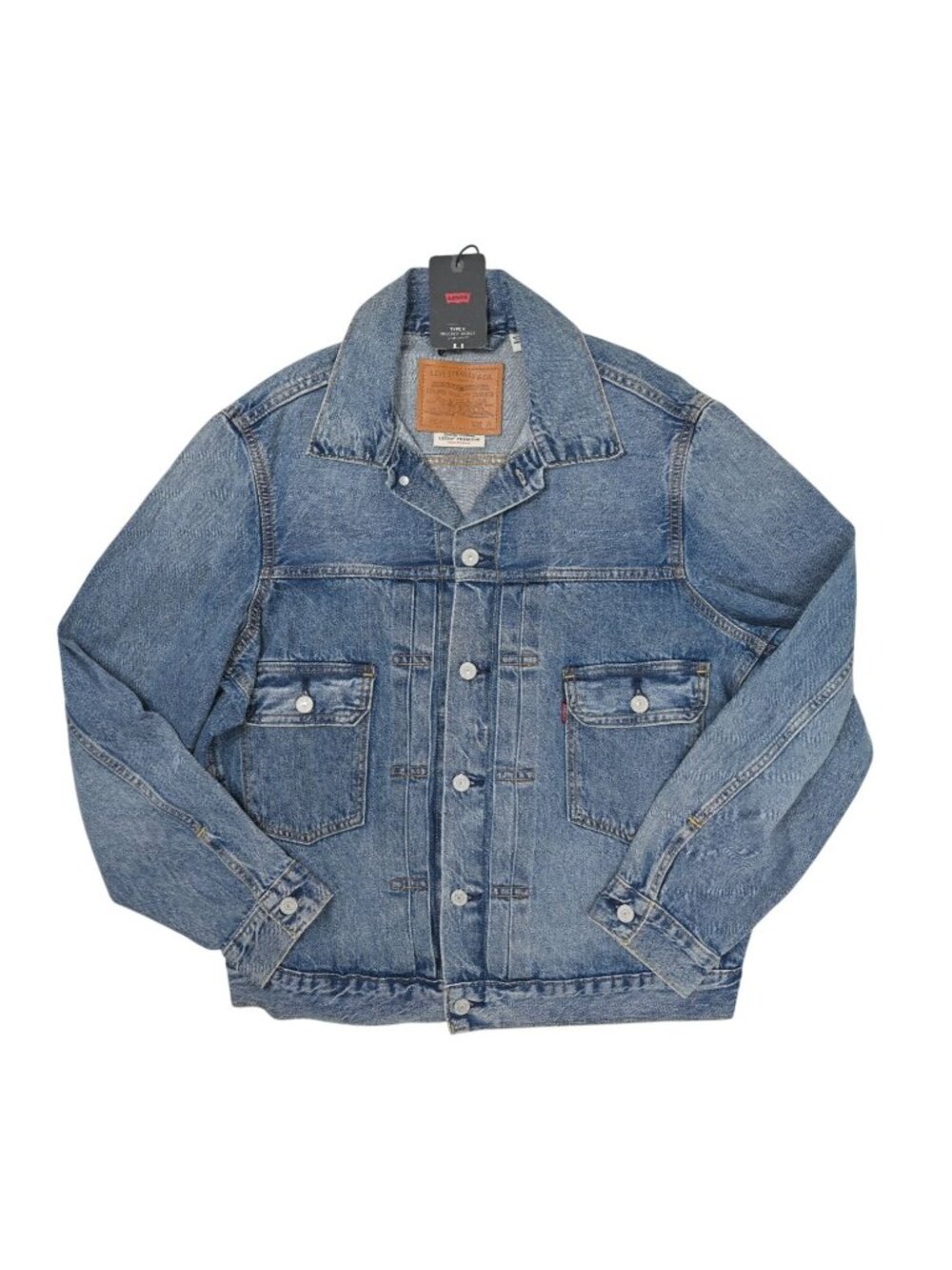 Levi's Type II Selvedge Denim Trucker Jacket A76320014 in Blue Sky